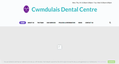 Desktop Screenshot of cwmdulaisdentalcentre.co.uk