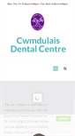Mobile Screenshot of cwmdulaisdentalcentre.co.uk