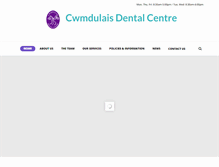 Tablet Screenshot of cwmdulaisdentalcentre.co.uk